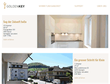 Tablet Screenshot of goldenkey.ch